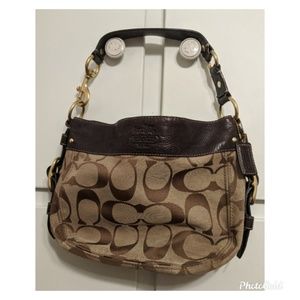 Zoe Signature Coach Handbag-SOLD